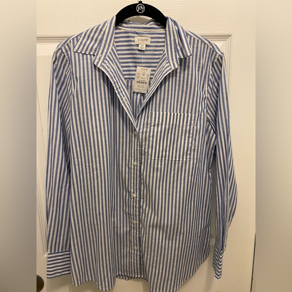 NWT J. Crew Button-Up Top - Picture 1 of 5
